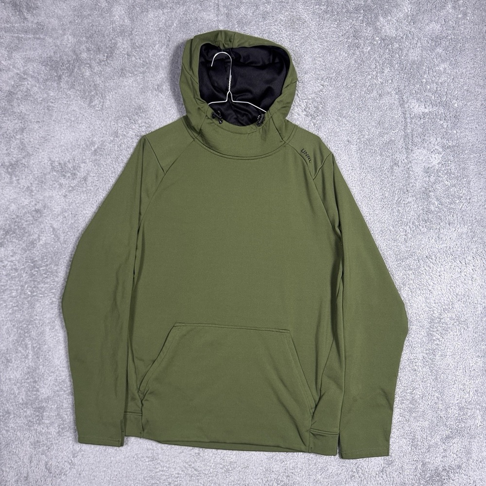 UNRL Crossover Hoodie II Men M Performance Tech Stretch Pullover Sweatshirt